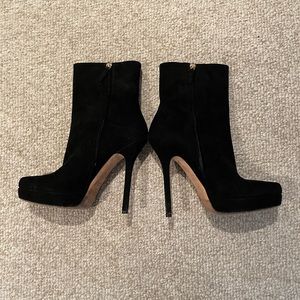 Black Suede Gucci Boots